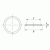 SAE Flange seals [178-3] (178106403320)