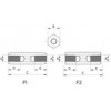 Hexagonal F/F Spacer [302] (302440059935)