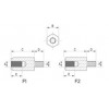 Hexagonal M/F Spacer [305] (305335059902)